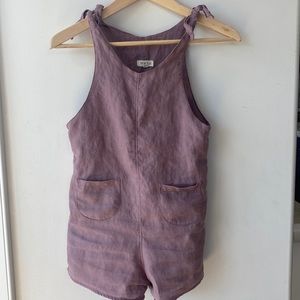 Mabo linen playsuit